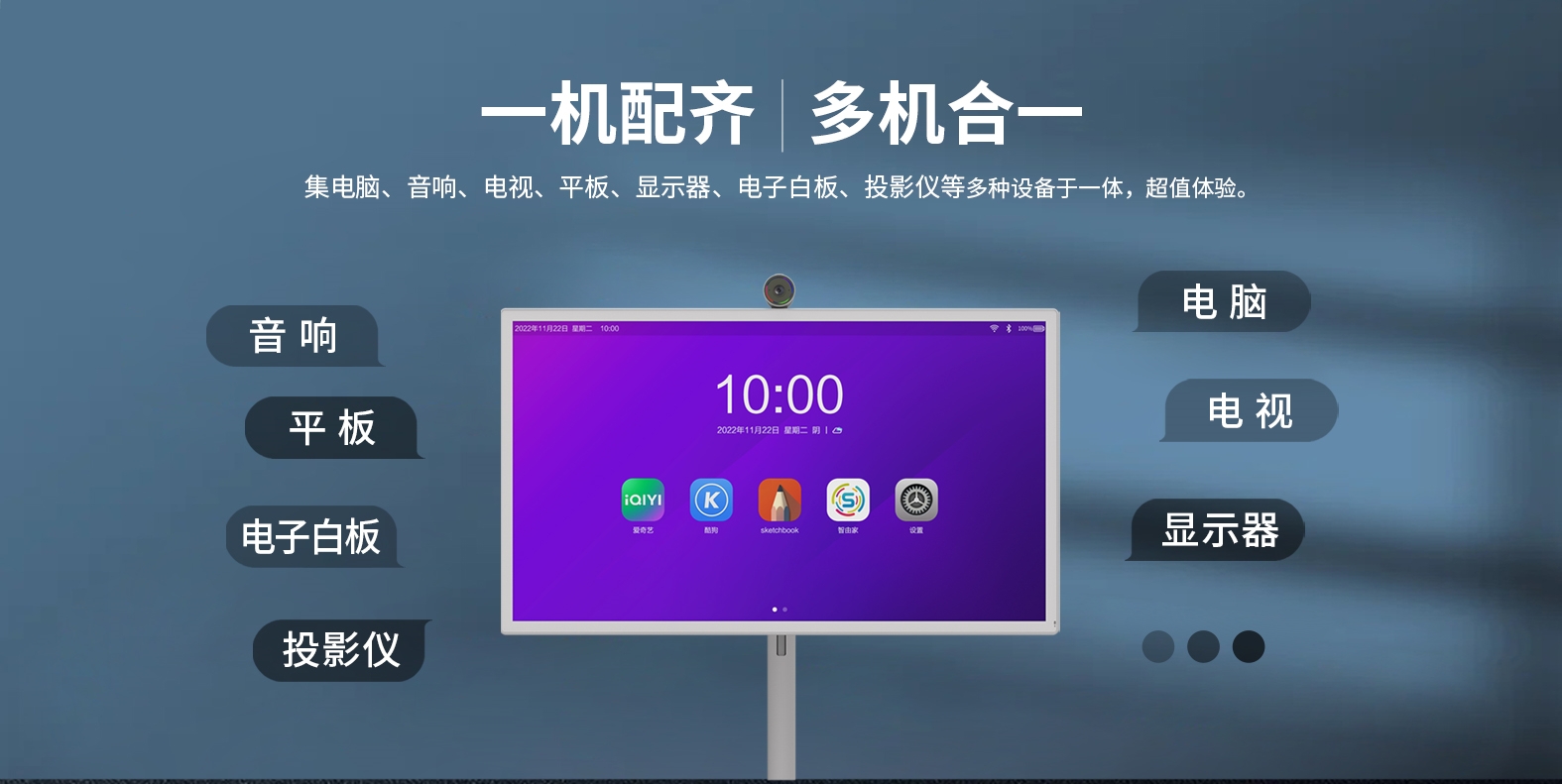 【展品抢先看】一机N用，多场景融合，环球UG科技智由屏亮相ISVE